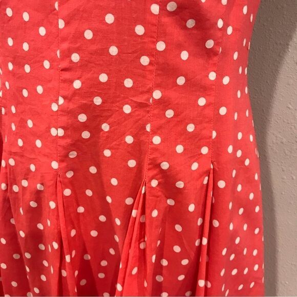 Sleeveless v-neck dot print dress‎ - Picture 4 of 12